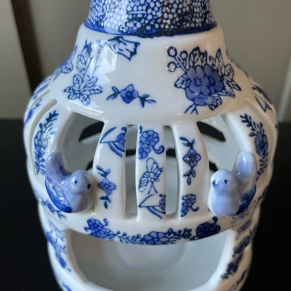 Ceramic Hanging Candle Holder - Picture 2 of 3